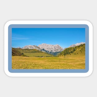 Laghi di Festons Alpine Meadow, Italy Sticker